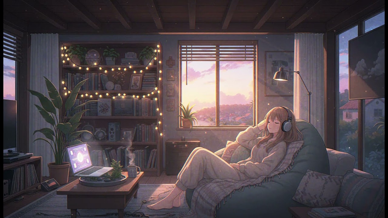 LofiEspressoChill - Rainfall at Dusk | Lofi study relax and chill