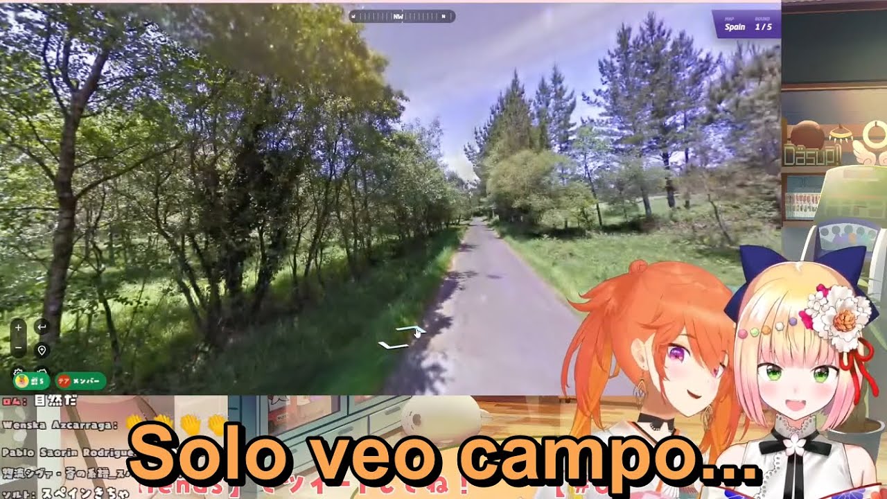 Nenechi y Kiara visitan España en GeoGuessr