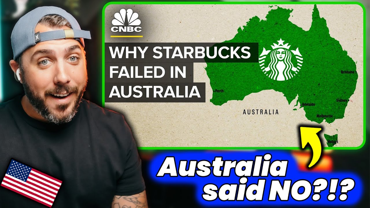 American Reacts to Why Starbucks FAILED in Australia ☕😳
