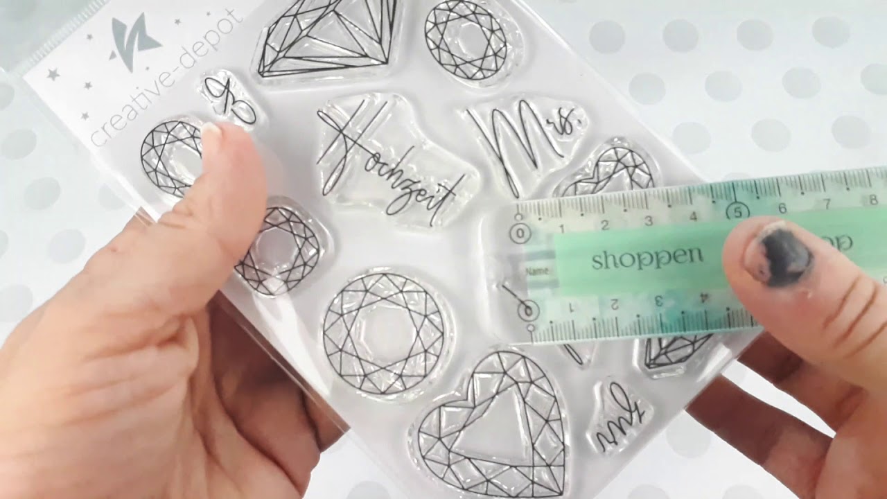 Creative Depot Stempelset &ndash; Designlinie &ndash; Brillante Hochzeit
