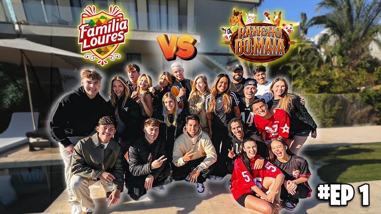 DESAFIO DA PISCINA !!! 1º EP  FAMÍLIA LOURES VS RANCHO DO MAIA
