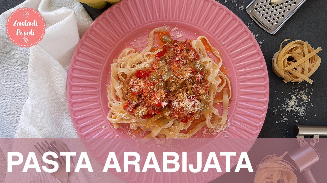 Pasta Arabijata • Pasta sa  sosom od Paprike, Luka i Paradajza • Arrabiata