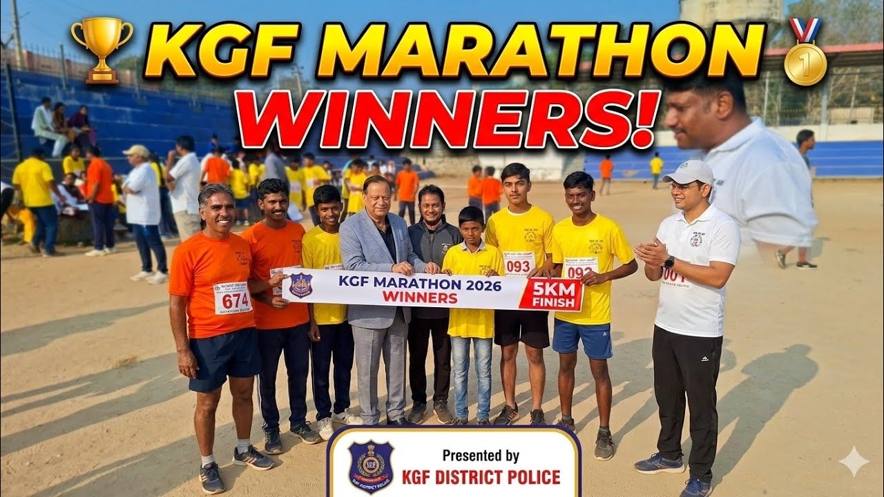 ​KGF Marathon 2026 Highlights: Winners & Best Moments!