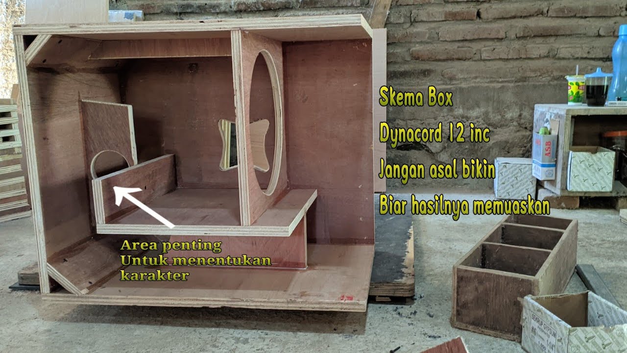 Skema Box sub Dynacord 12 inc ada poin penting yg perlu di perhatikan