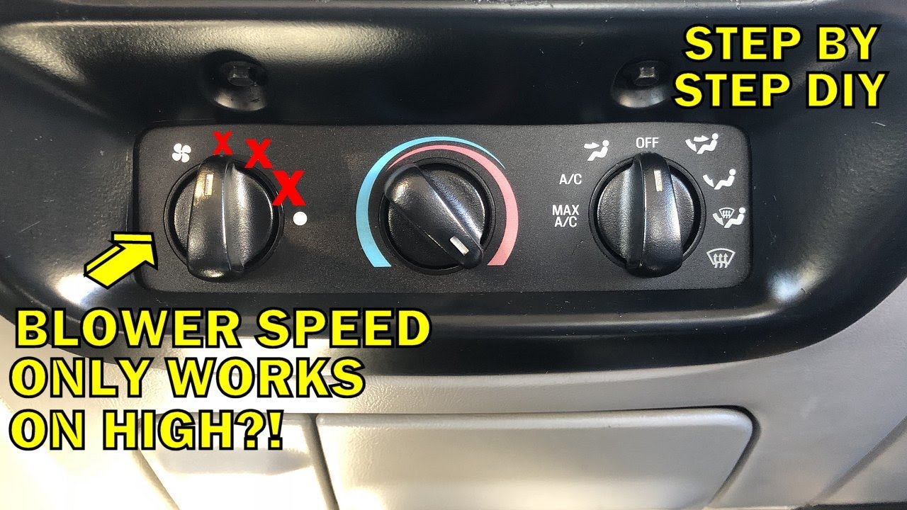 1995-2011 Ford Ranger Blower Motor Resistor Replacement