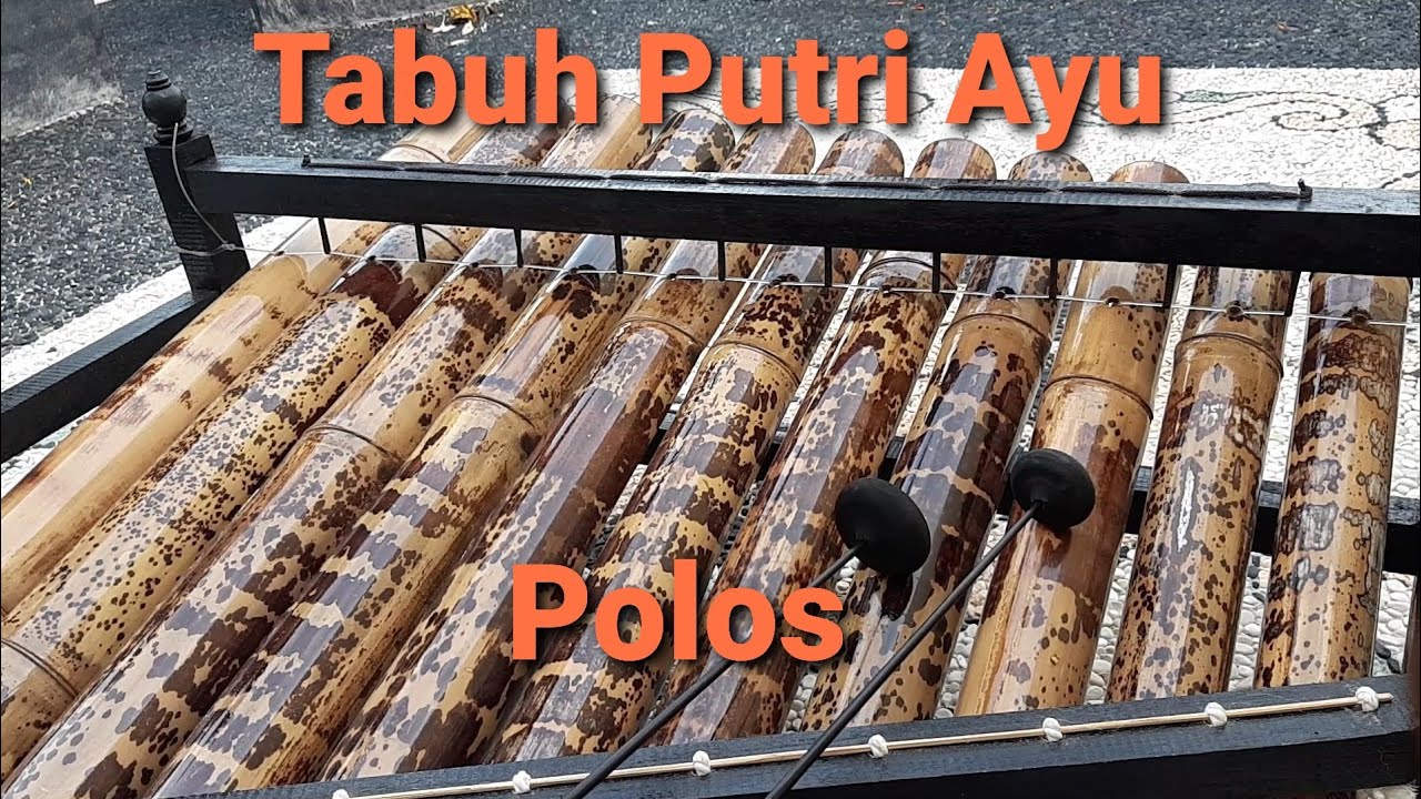 Tutorial Tabuh Putri Ayu (Polos) Cover Rindik Sanur Lawas