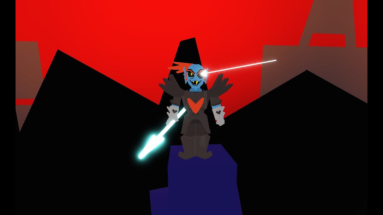 Undyne Boss fight (Undertale) - Build a boat for treasure
