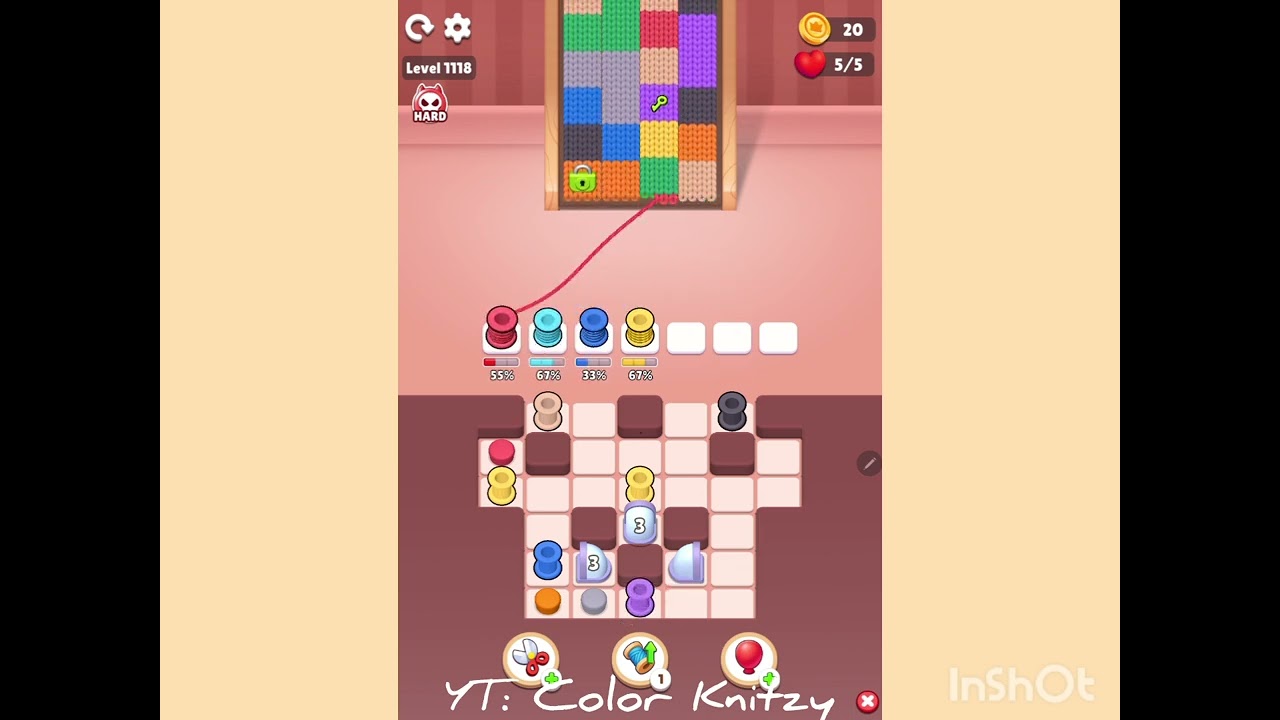 Color Knitzy level 1118 (HARD)