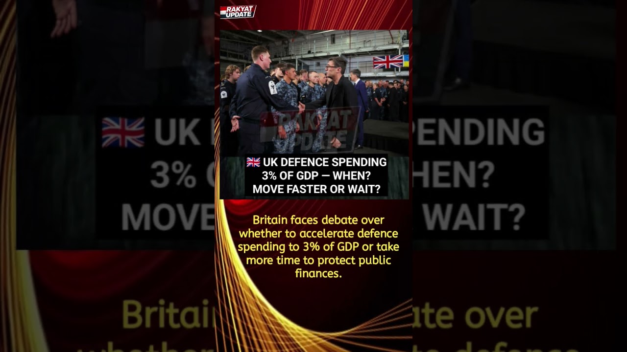 UK DEFENCE SPENDING: 3% OF GDP &mdash; WHEN?