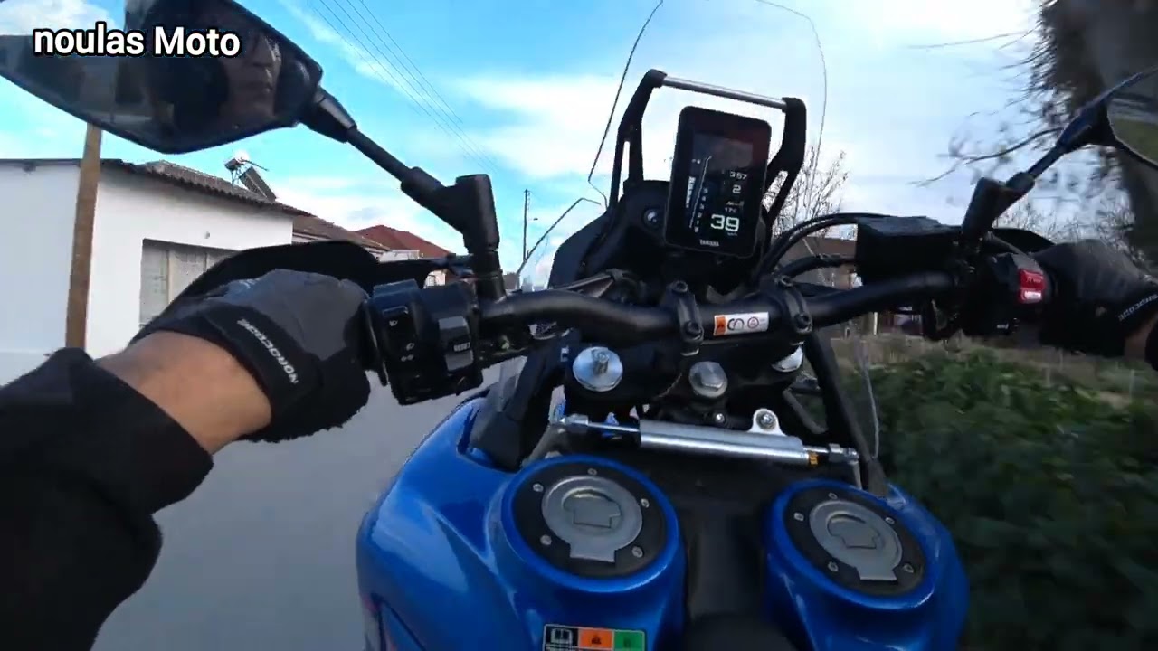 POV riding 2024 - YAMAHA TENERE 700 with Akrapovic exhaust sounds