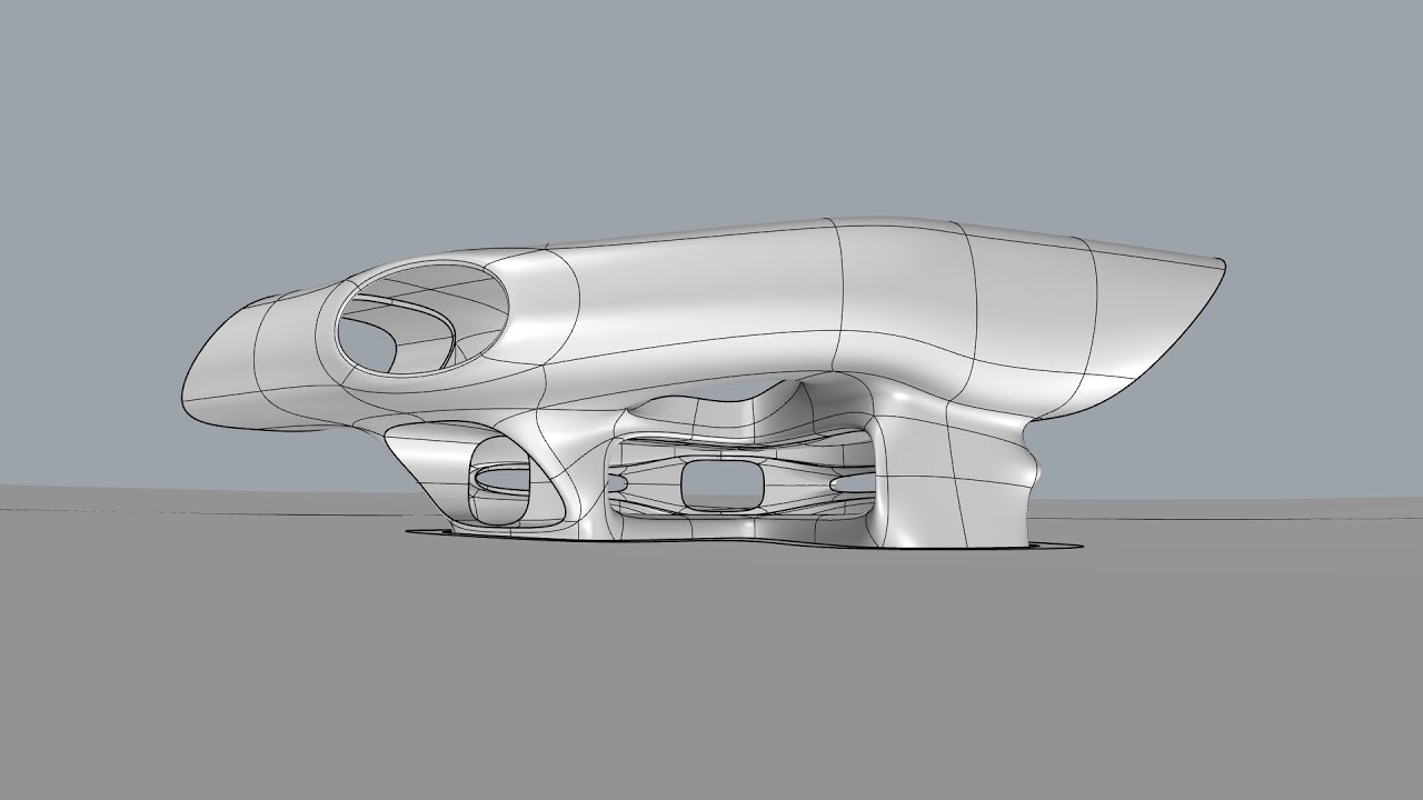 Architecture Building Modeling with Rhino 7 SubD Tools [1/8]