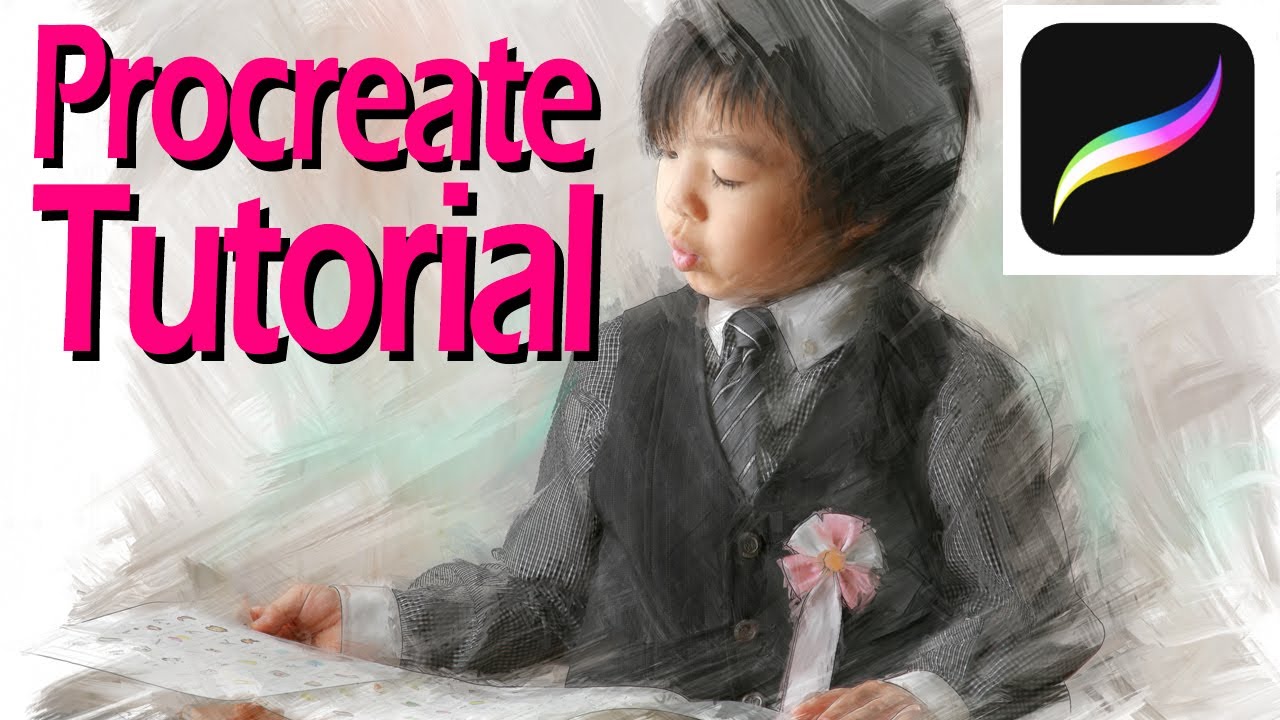Procreate Tutorial, to make an oil painting like image photograph by Toshi Yagi from Okinawa Japan.