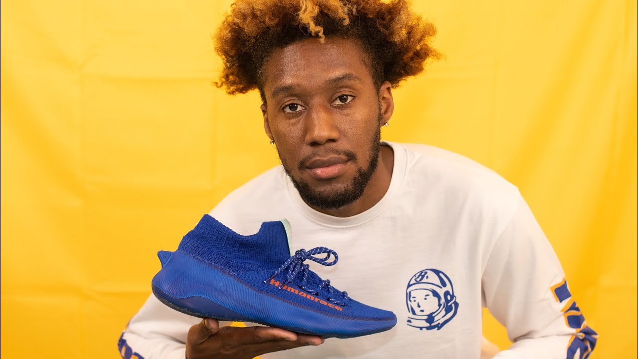 Pharrell Williams Adidas Humanrace Sichona Royal Blue - On Feet Review