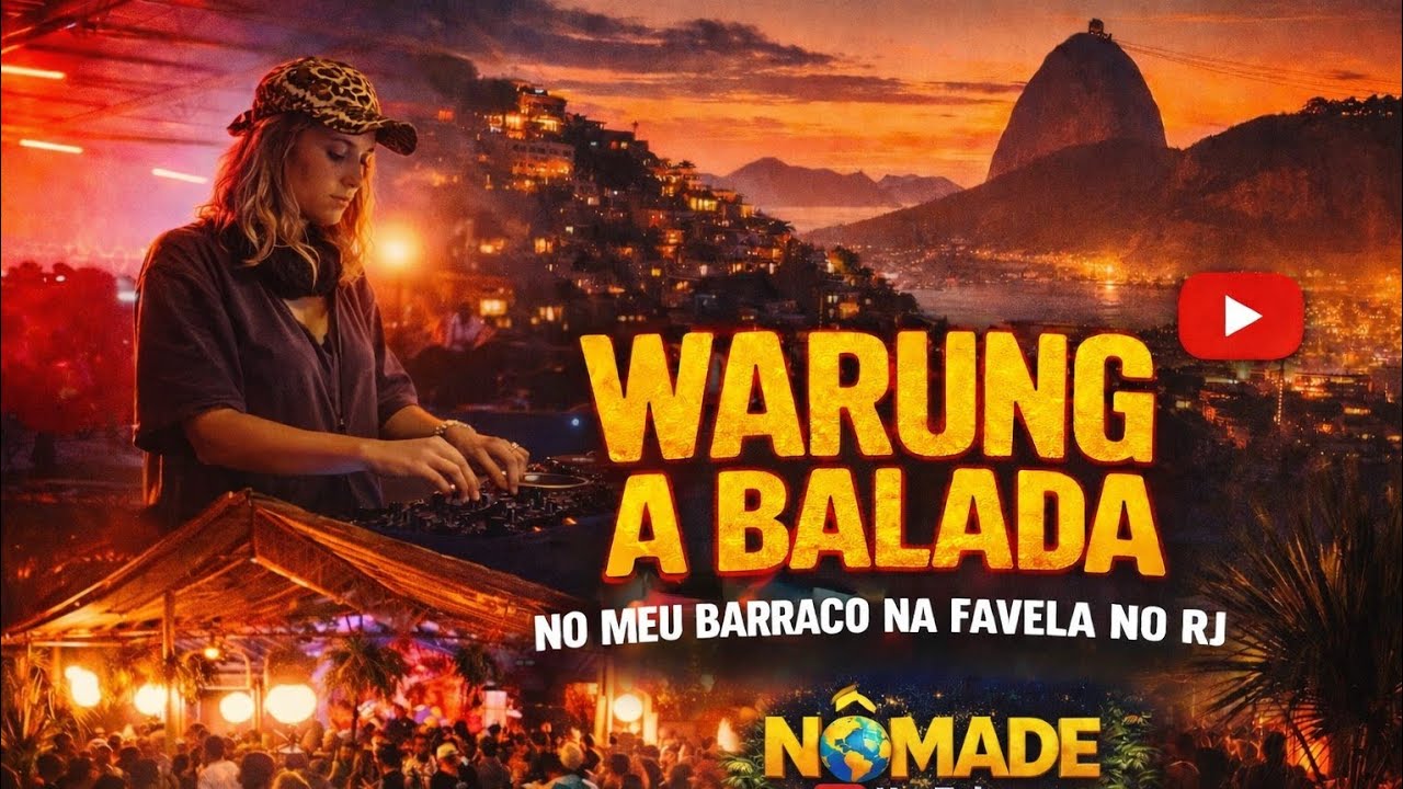 WARUNG NO MEU BARRACO NA FAVELA NO RJ. NÔMADE YOUTUBER