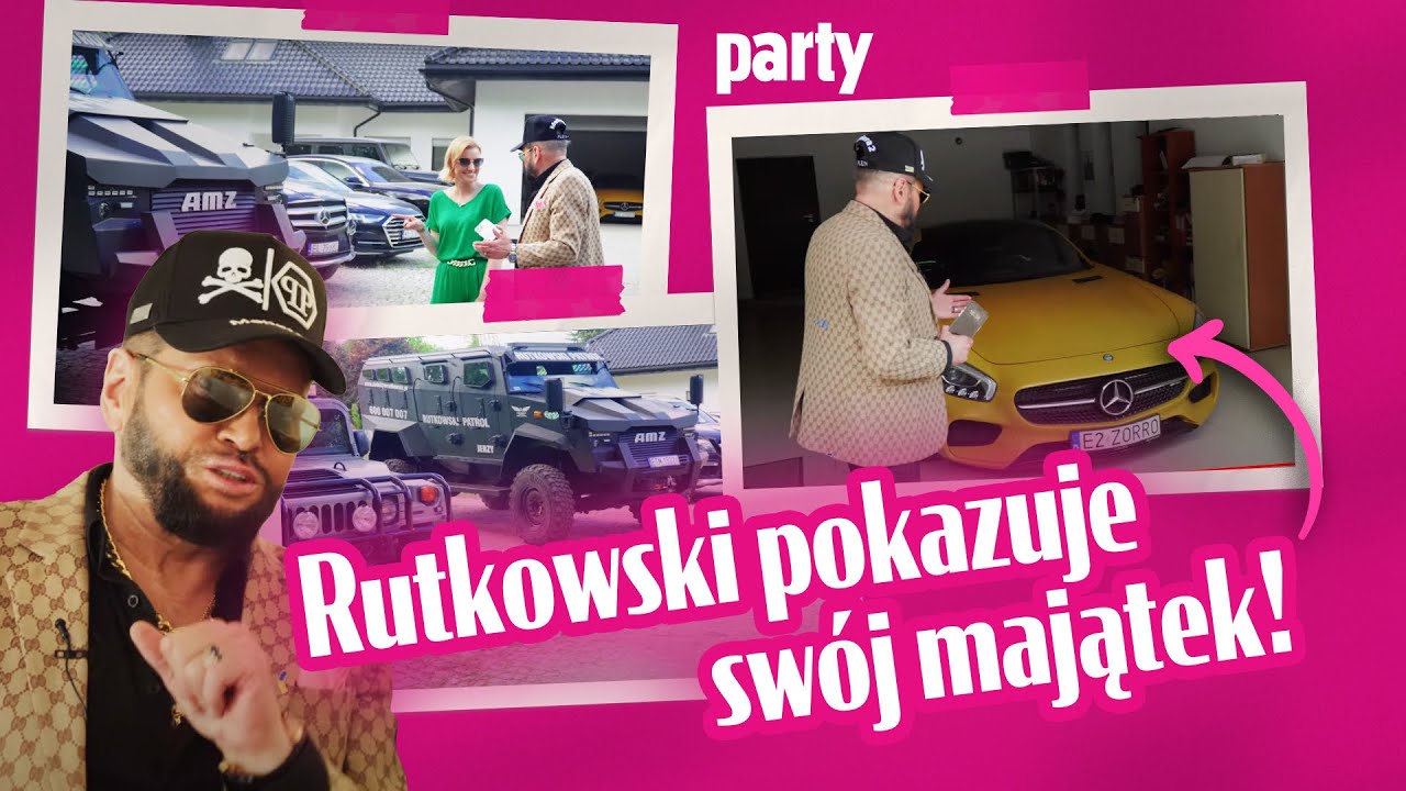 GARDEROBA WARTA MILION, AUTA I ZŁOTO! RUTKOWSKI POKAZUJE SIEDZIBĘ | CZ. 2