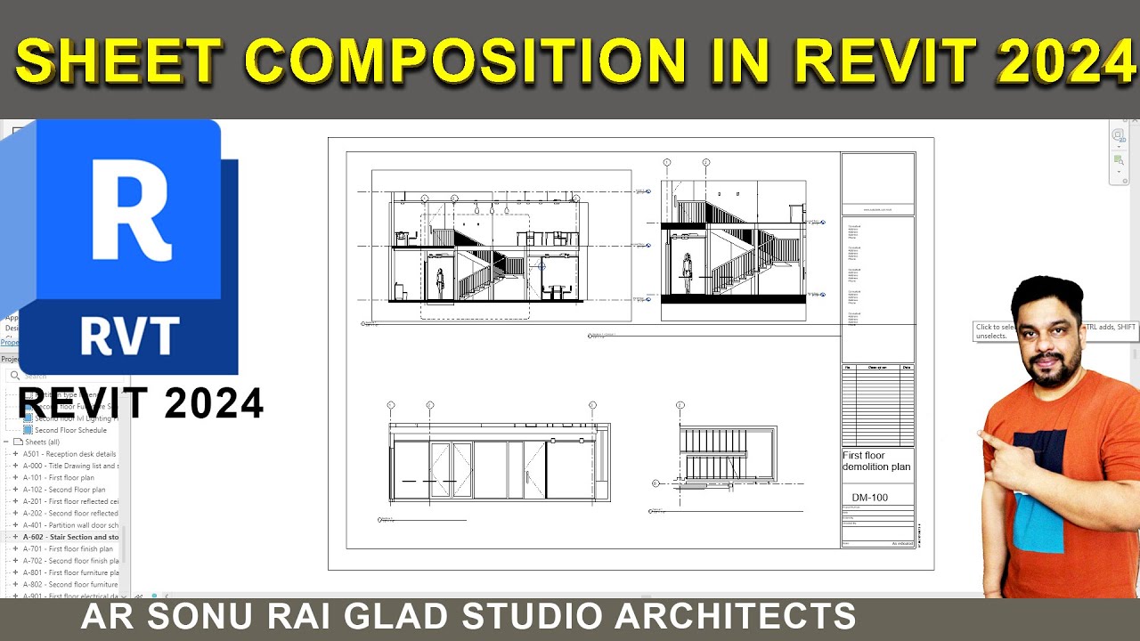 Sheet composition in Revit 2024IINew features of Sheets #bim #revit2024 #revit
