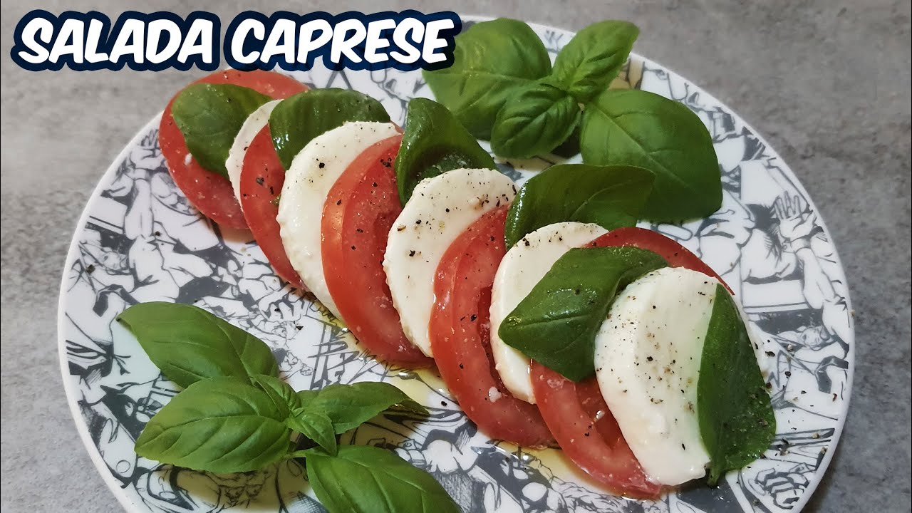 SALADA CAPRESE | Insalata Caprese | Culinária Italiana | Novatos na Cozinha
