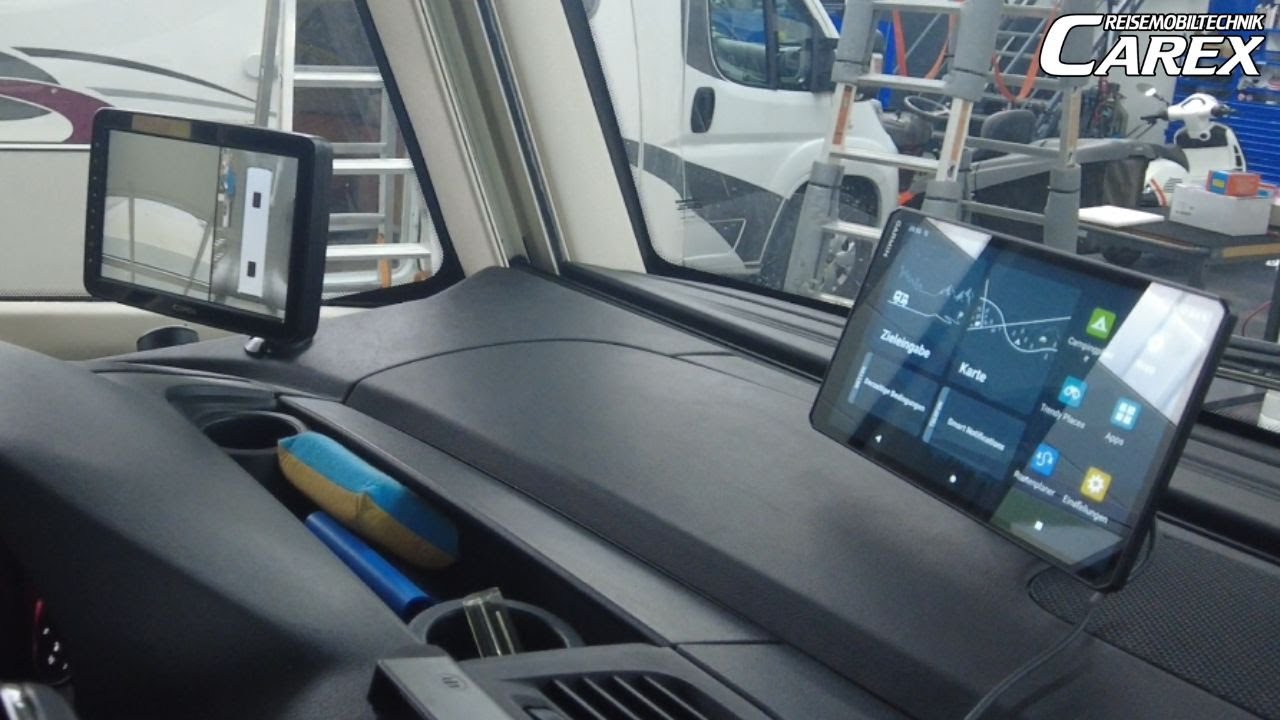Einbau Camos Bird View System und Thitronik Alarmanlage! CAREX Reisemobiltechnik