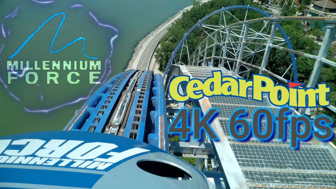 Millennium Force Front Row POV | Cedar Point (4K 60fps) 6/28/2022