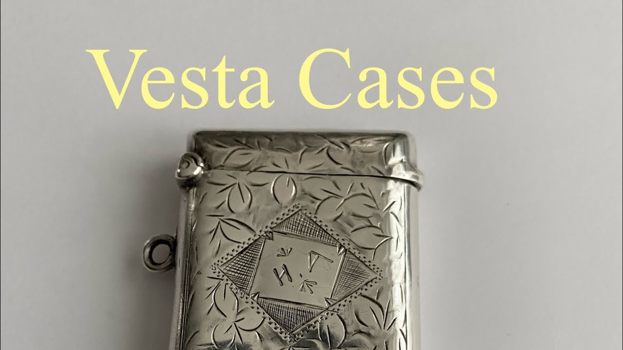 Antiques. Antique Silver: Vesta Cases