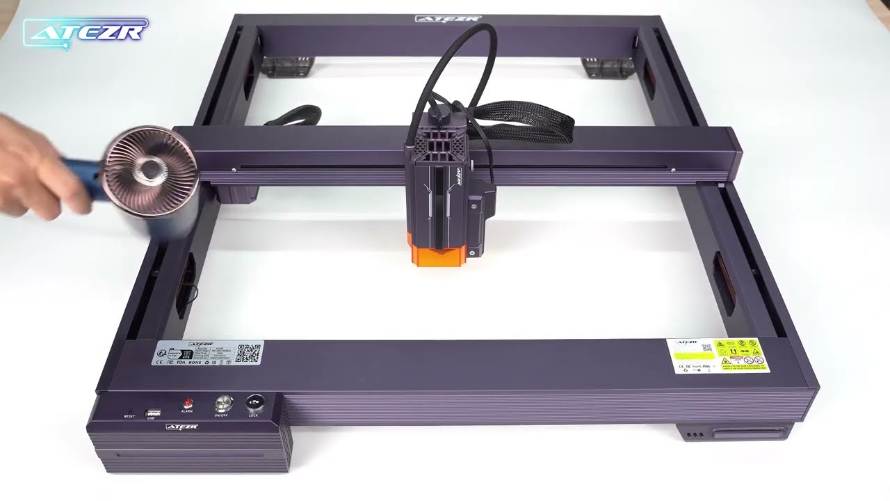 ATEZR L2 Laser Engraving Machine Maintenance Tutorial: How to Clean Your Machine Frame