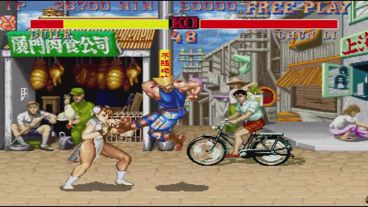 Sf2-( guile vs chin Li ) Street Fighter 30th Anniversary Collection