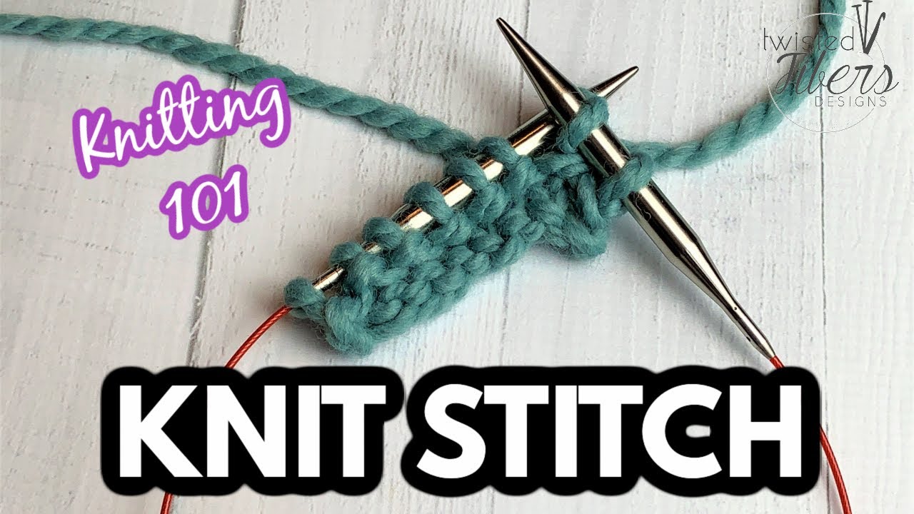 HOW TO KNIT FOR COMPLETE BEGINNERS | KNIT STITCH | STEP 2