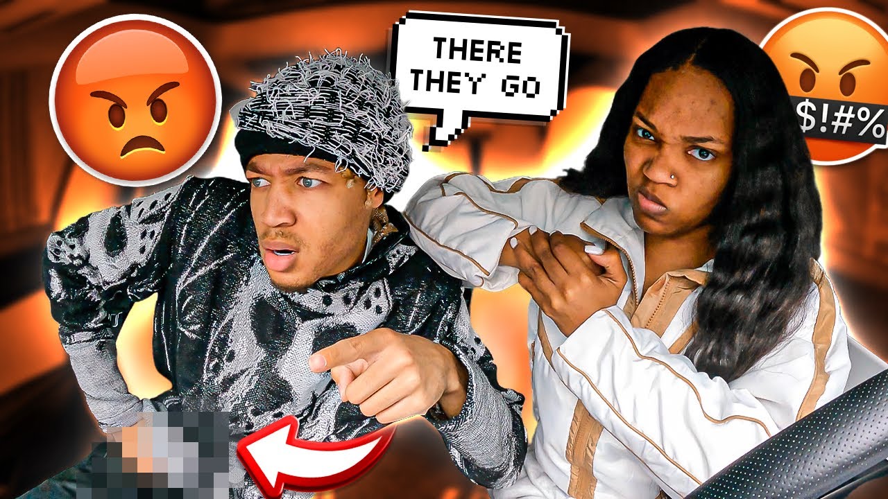 ACTING LIKE IM BOUT TO FIGHT TO SEE HIS REACTION!