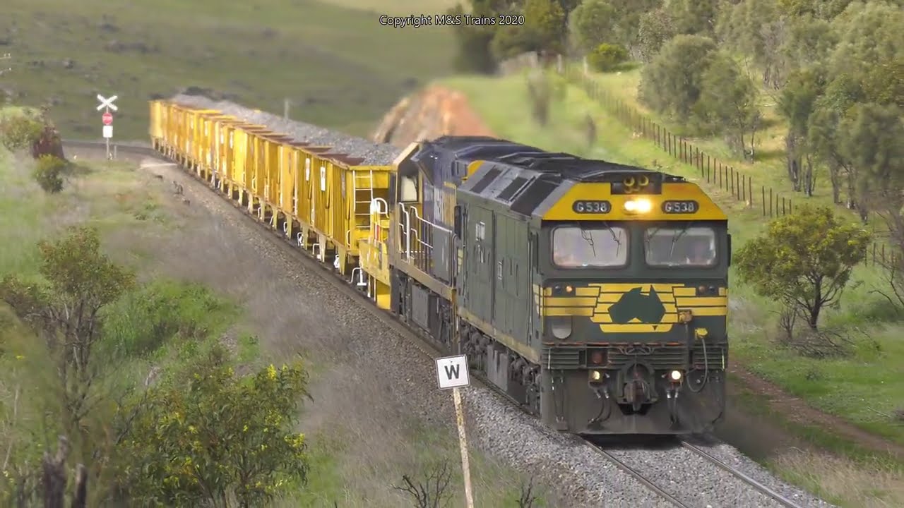 Alco 8026, ARTC Ballast Train & Mt Lofty Cross - Adelaide Hills Rail Movements