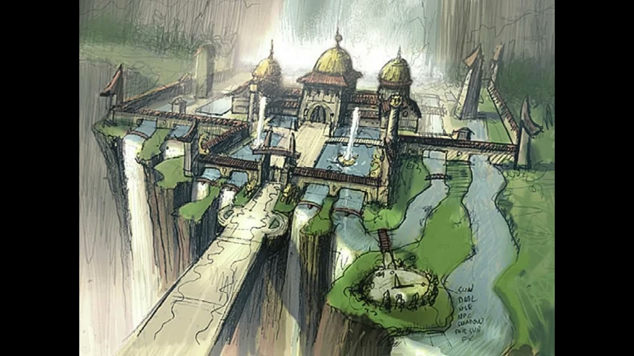 Konquest Edenia Music with Waterfall Ambience🎵Mortal Kombat Deception Soundtrack