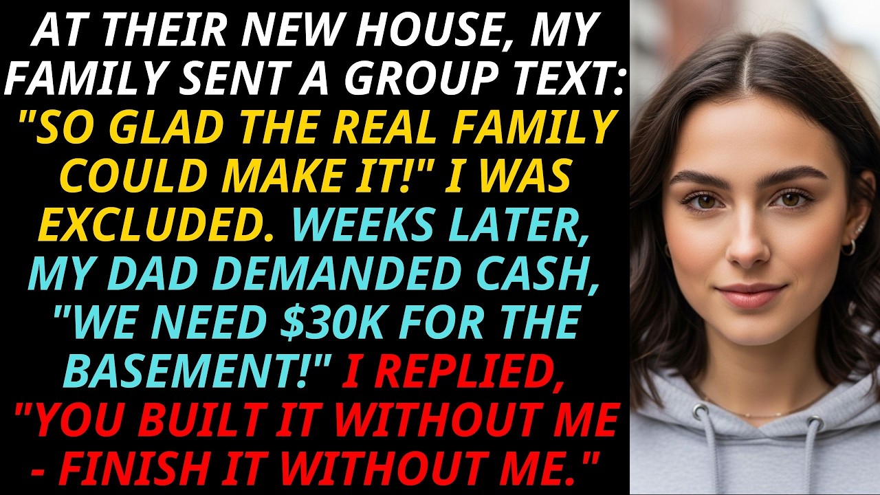My Family Excluded Me, Then Demanded $30K For Their New House—My Reply Was 