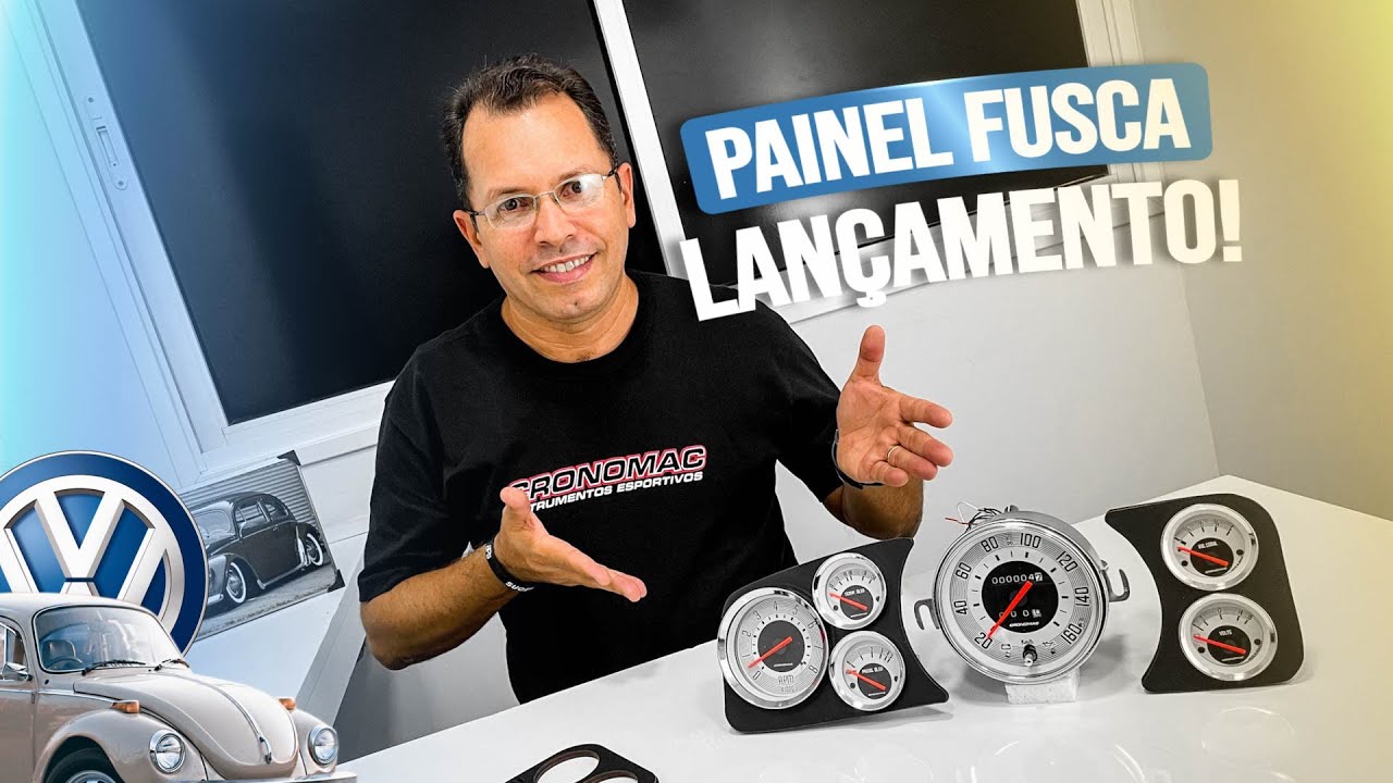 NOVO PAINEL DE FUSCA LANÇAMENTO 2022 - CRONOMETER INSTRUMENTOS