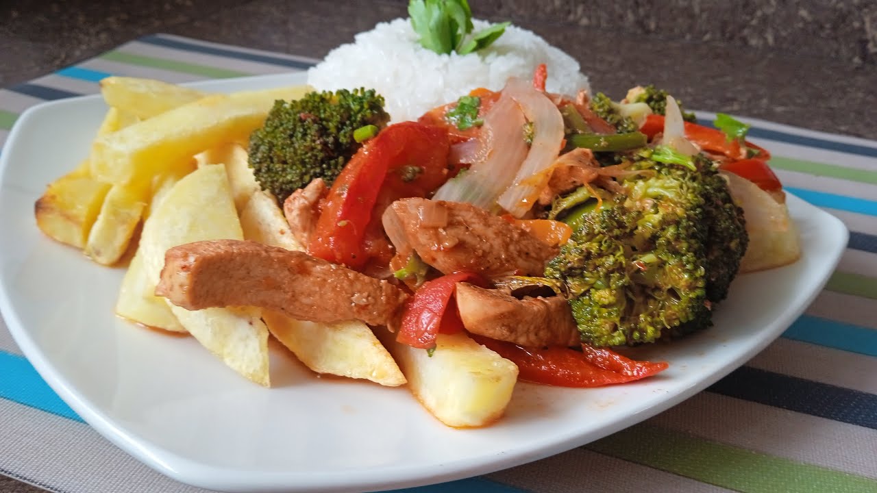Saltado de brócoli fácil y nutritivo | Comida peruana | Cocinando con Beto