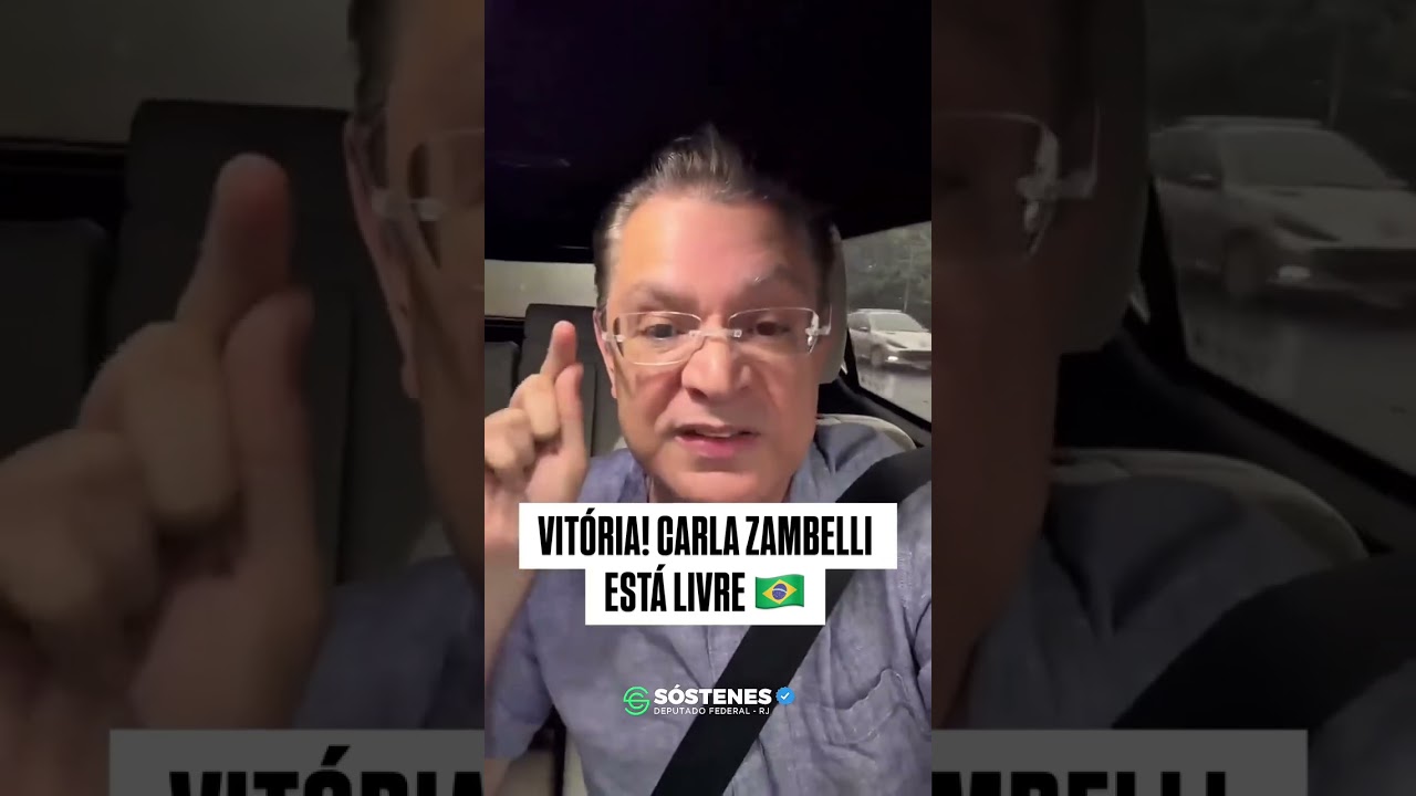 S&Oacute;STENES REVELA CARLA ZAMBELLI GANHA NA JUSTI&Ccedil;A ITALIANA