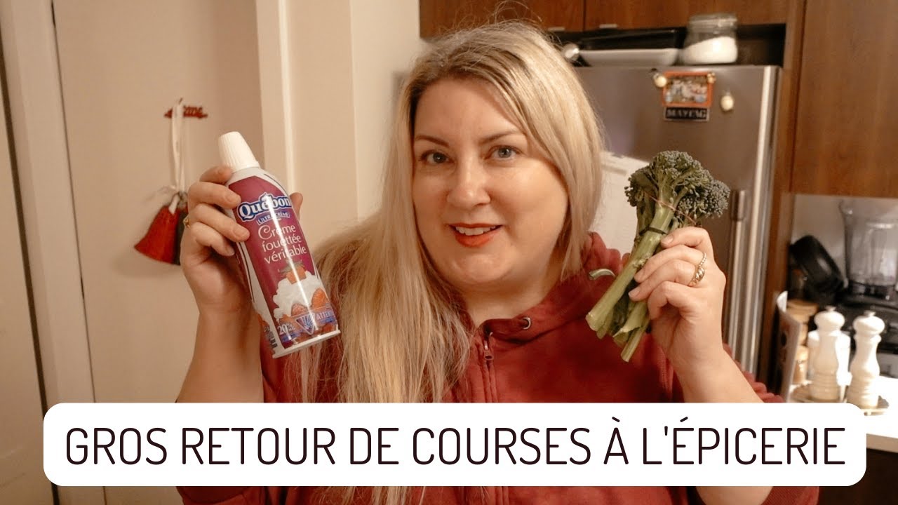 GROS RETOUR DE COURSES À L'ÉPICERIE - EVE MARTEL
