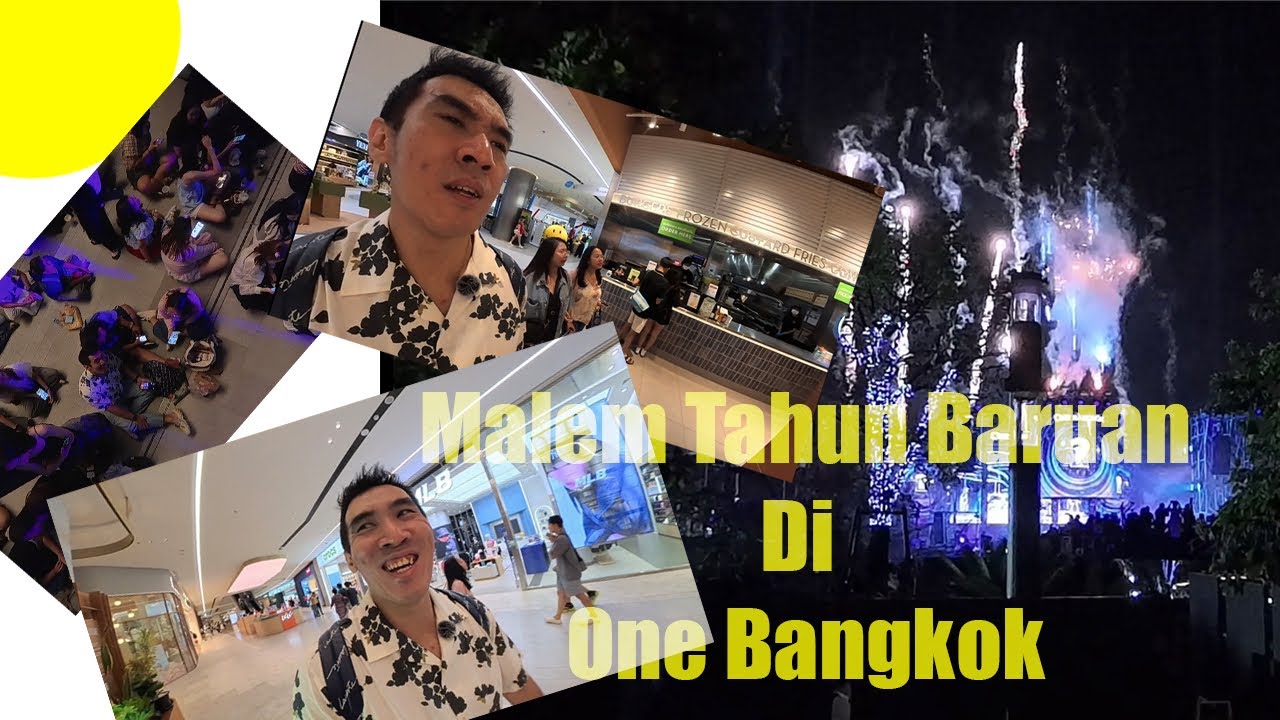 Malem tahun baruan di One bangkok #vlog
