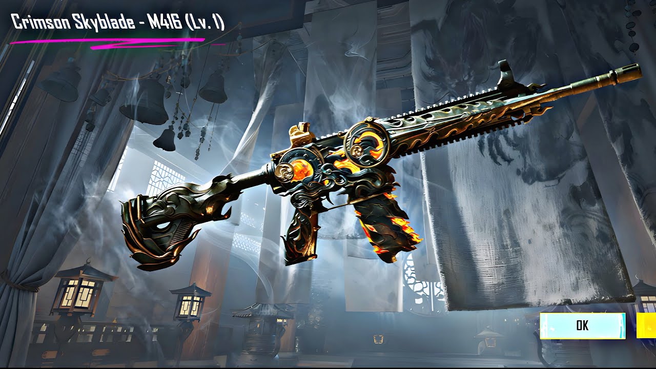MAXING NEW CRIMSON SKYBLADE M416 |NEW ULTIMATE CRATE OPENING BGMI / PUBG 