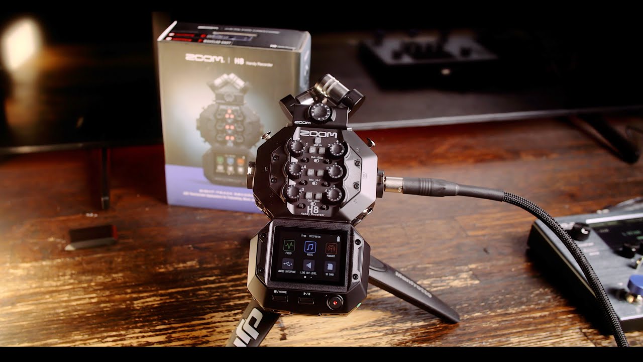 ZOOM H8 Recorder How does it sound? |2022 Unboxing & Sound test | ASMR | Shot on Canon C70