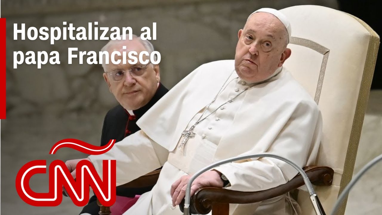 Hospitalizan al papa Francisco para un tratamiento de bronquitis y controles médicos
