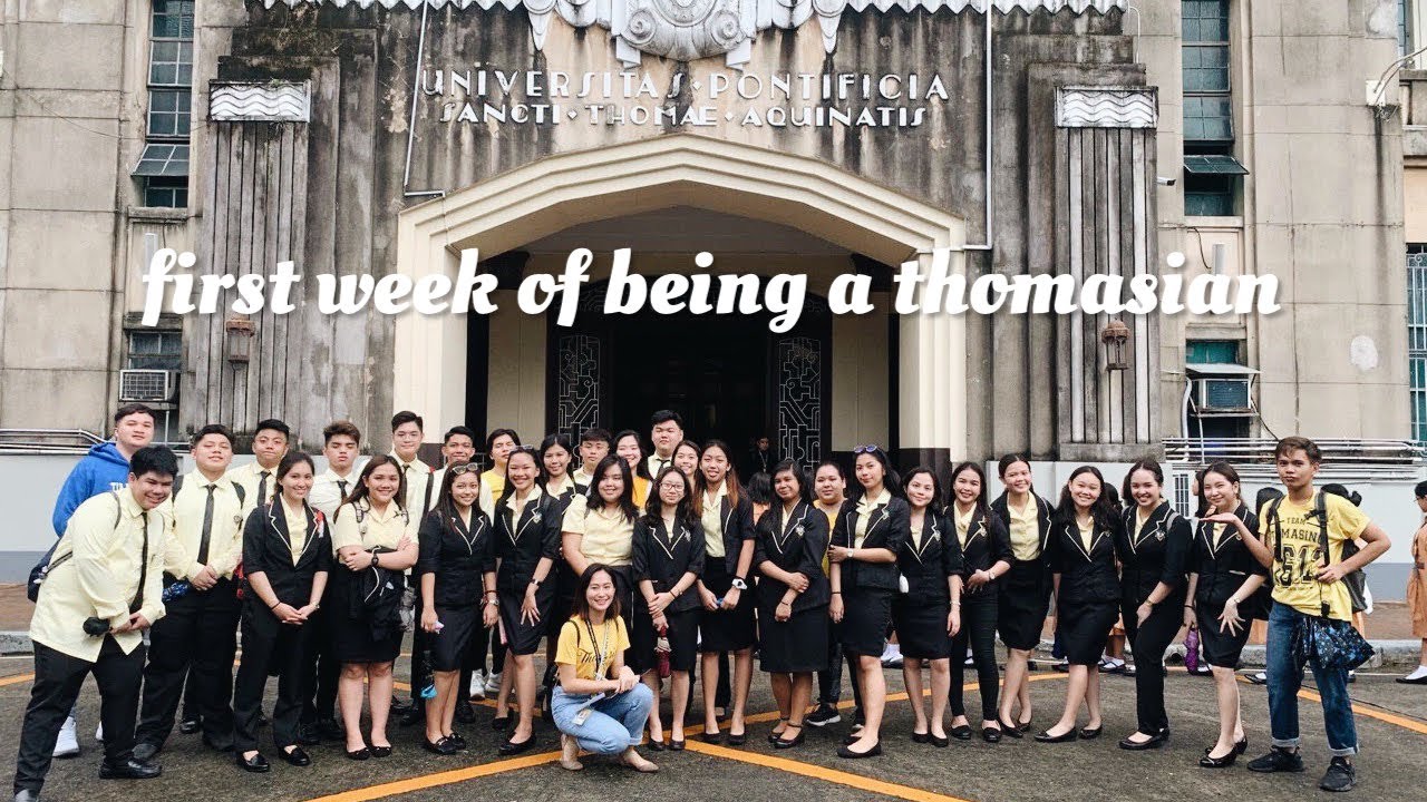 🐯 first week of college in UST • [uni life s01e01]