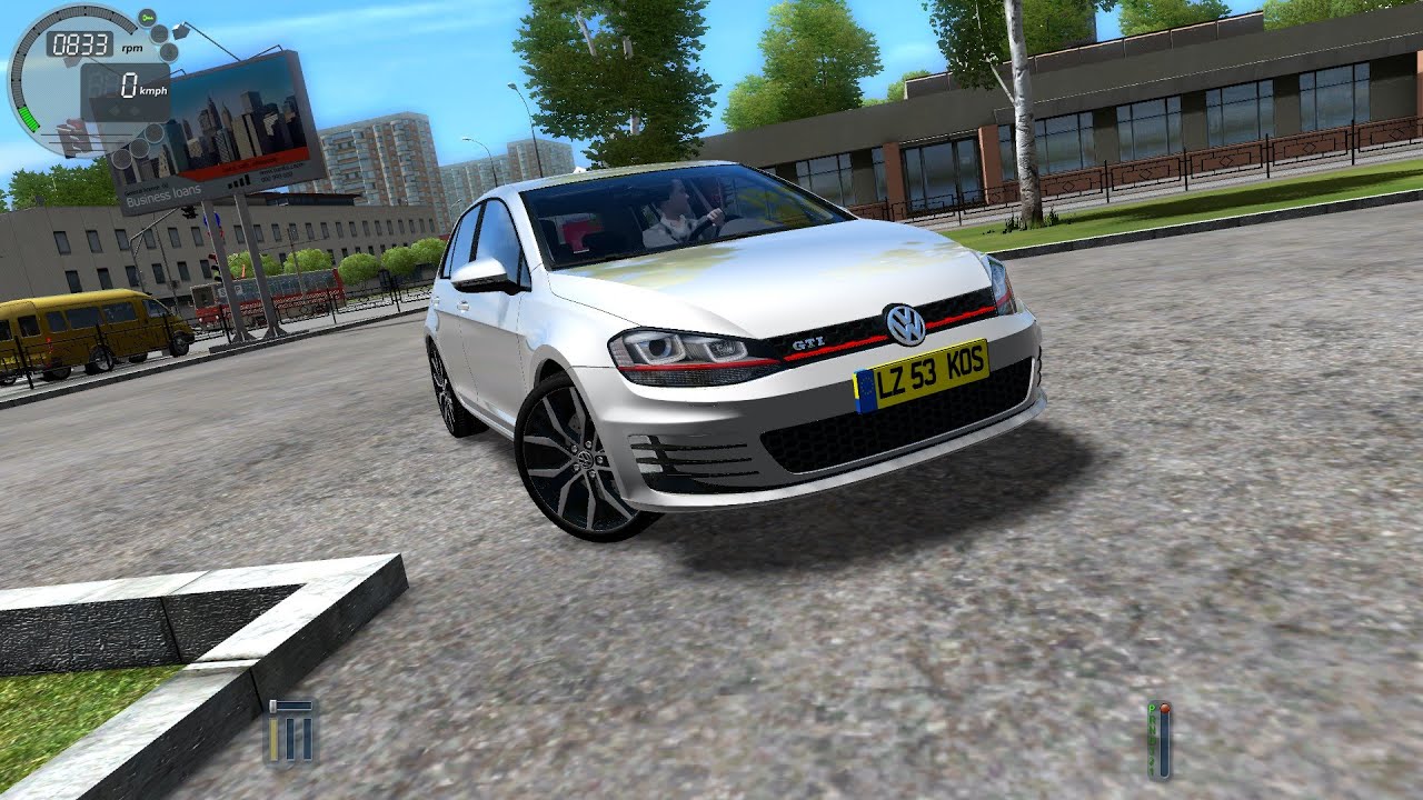 City Car Driving 1.4.1 VW Golf VII 7 GTI 2014 [Logitech G27]
