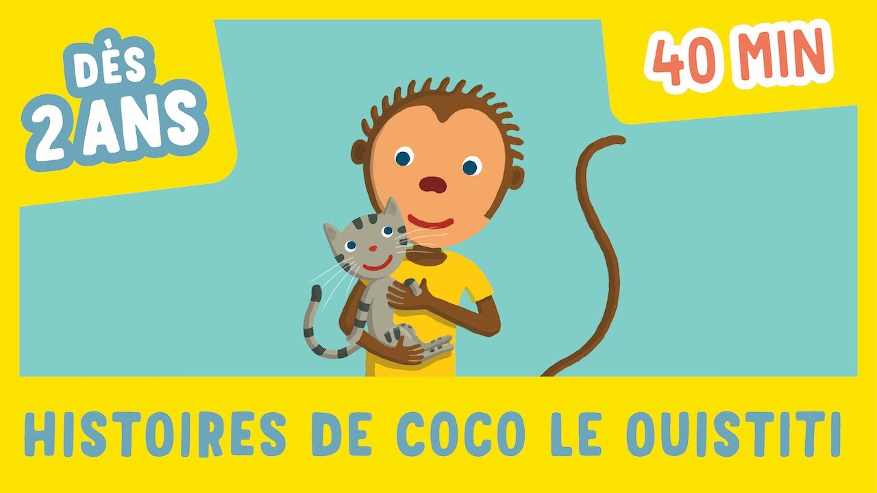 40MIN d'histoires de COCO le ouistiti ! Gallimard Jeunesse