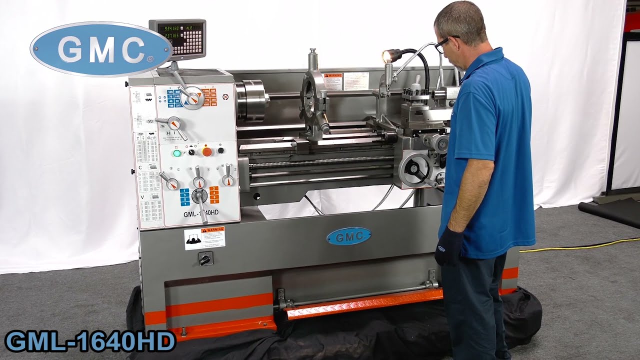 Heavy Duty Precision Gap Bed Lathe - Model GML-1640HD