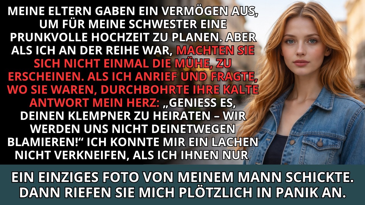Meine Eltern nannten meine Hochzeit peinlich — aber mit dieser Wendung hatten sie nicht gerechnet...