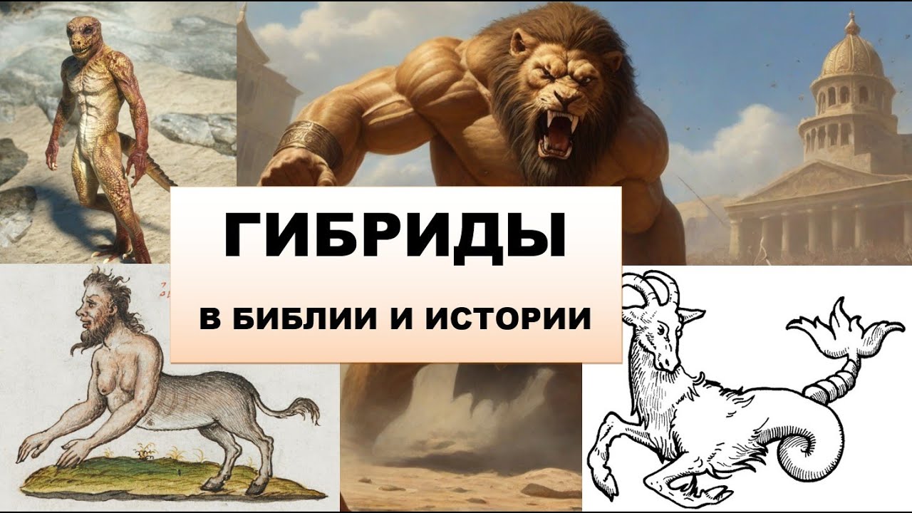 Гибрид человека и животного в Библии и истории