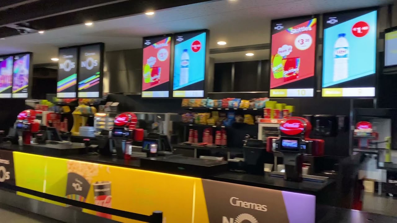 Portefólio Novo Projeto - Instalação Monitores DS Cinemas Norte Shopping Piso Principal