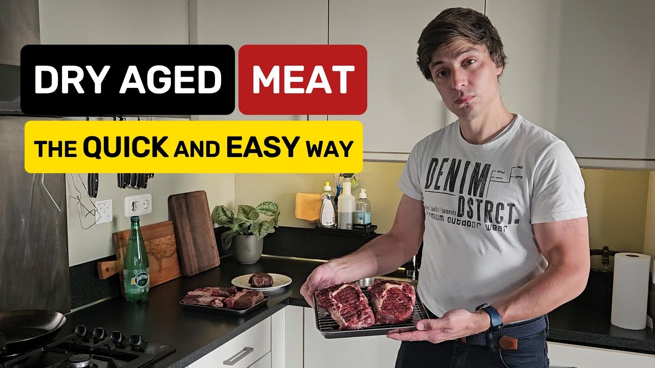 DRY AGED MEAT the QUICK AND EASY way #carnivore #dryagedbeef #drybrine