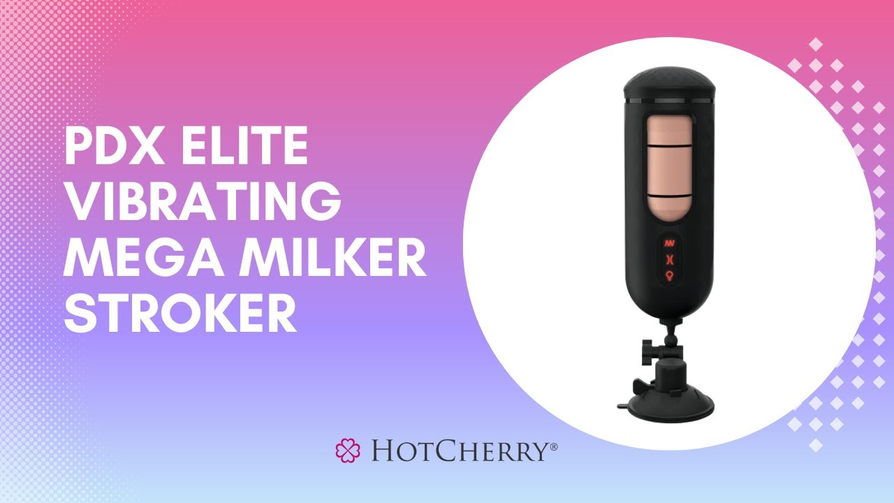 PDX Elite Vibrating Mega Milker Stroker