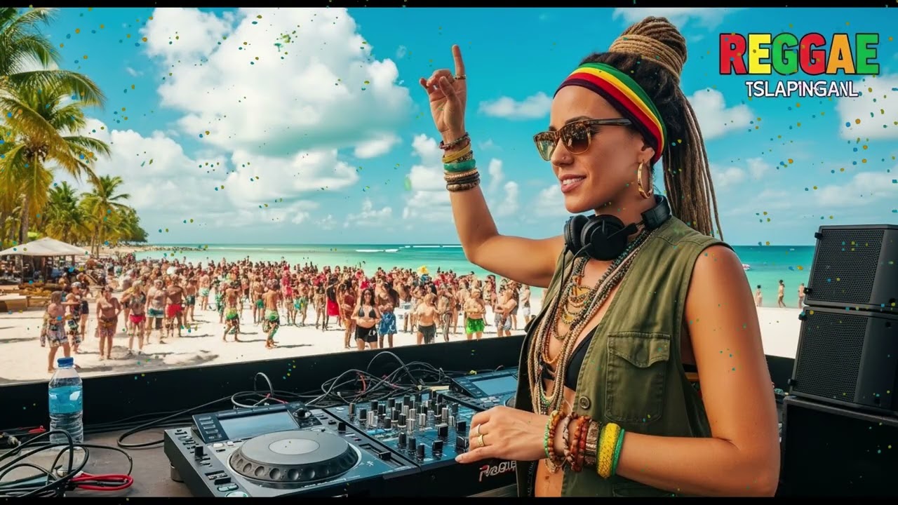 Tropical Reggae Chill Fusion – Guitar, Piano & Ocean Waves