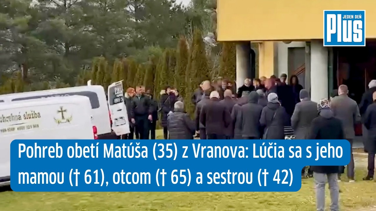 Pohreb obetí Matúša (35) z Vranova: Lúčia sa s jeho mamou († 61), otcom († 65) a sestrou († 42)